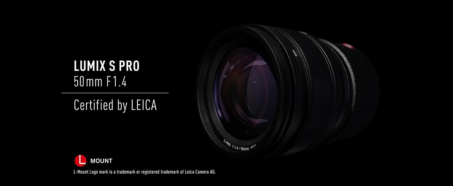 Amazon.com : Panasonic LUMIX S PRO 50mm F1.4 Lens, Full-Frame L